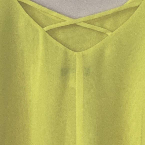 VENUS Two Layer Semi Sheer Yellow Cami Size S $14 - Picture 9 of 11